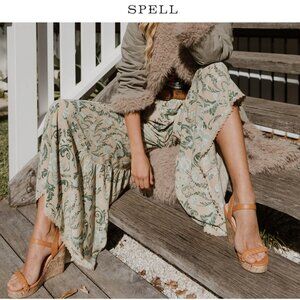 SPELL Wide Leg Art Nouveau Pants